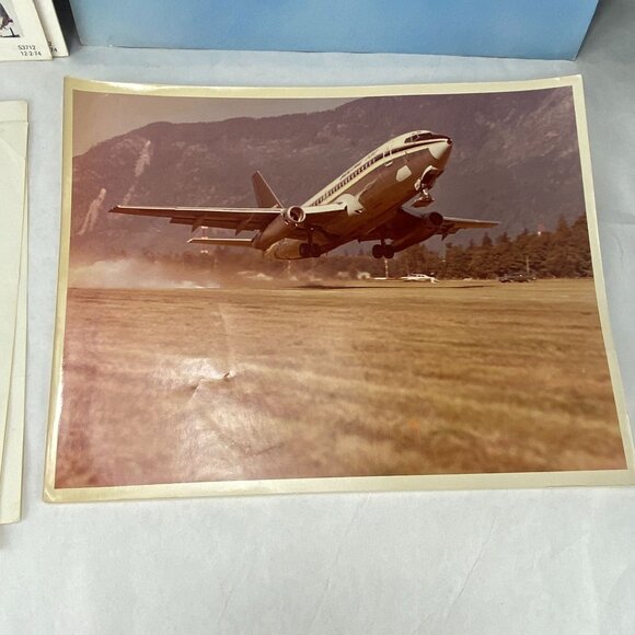 Vintage Boeing 737 Maintenance Card & Aviation Photos Lot Of 7 - Picture 5 of 9